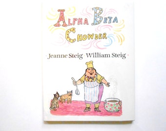 Alfa Beta Chowder, un Vintage alfabeto libro infantil, libro ABC