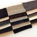 Light and Dark Applique Wool, 18 pieces, W422, Textures, Plaids, Solids, Checks, Wool Charm Pack, Felted wool fabric