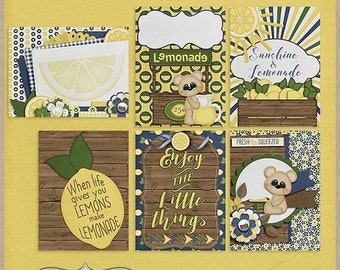 On sale 50% off Sunshine and Lemonade Pocket and Journal Cards