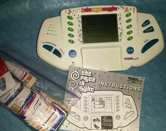 vintage the PRICE IS RIGHT tiger hand held game with extras works