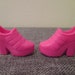 Barbie®accessory fuscia pink running platform shoes clogs fashionista add on