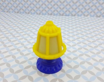 Renwal Lamp Blue and Yellow Baby Nursery Doll House Toy