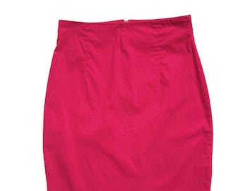 90's High Waist A-line Pink Mini Skirt