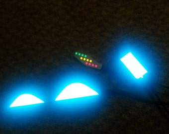 Air Mag DIY Light Up Shoes Lighting Kit Marty Mcfly For Nike Back To The Future Custom Replica Shoes + free watch