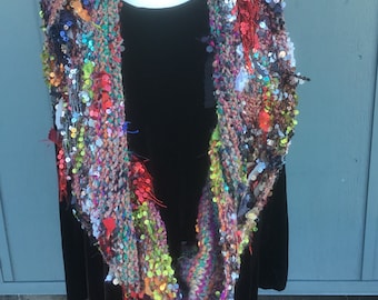Sequined Möbius Scarf