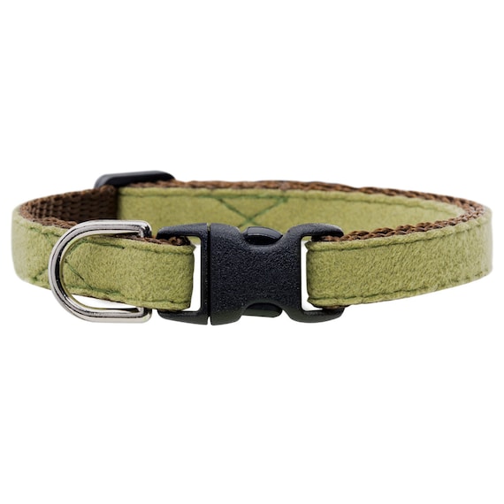 Cat Collar The Luxe Sage Green Ultrasuede