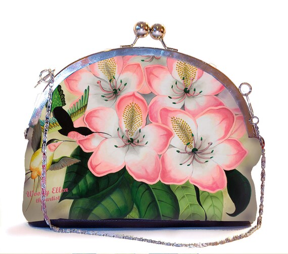 Retro clip purse, Idda, pink clutch bag, wedding clutch pistache pink, gift mom, bridesmaid clutch, christmas gifts, valentine gift ideas