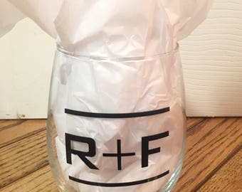 R+F Stemless Wine Glasses