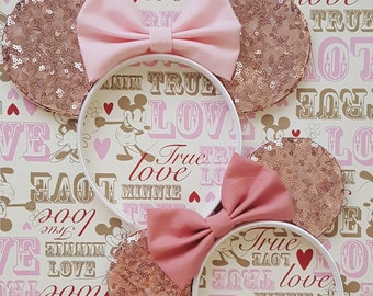Rose Gold Sequin Mouse Ears