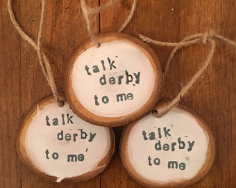 Talk Derby to Me Tags -FREE SHIPPING!