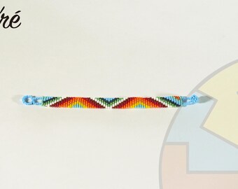 Mexican Bracelet / Chaquira/ Handmade /Huichol / Mexican Jewelry/ Native american
