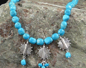 Sleeping Beauty Turquoise Necklace