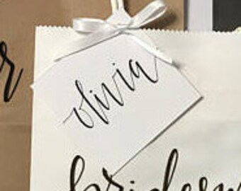 ADD-ON ONLY Add Gift Bag Tags To Custom Gift Bag Order