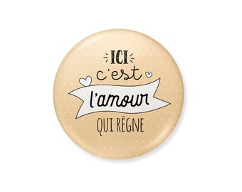 Love magnet. Here is the love that reigns, love magnet