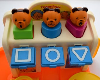 Vintage Fisher Price Bear Playground