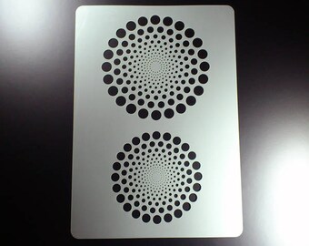 Stencil circles dots Retro dots-BA33