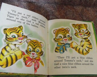 Tommy And Timmy Whitman Fuzzy Wuzzy Book 1950s
