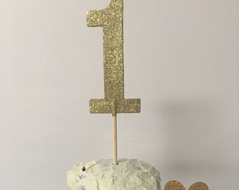 Glitter Any Number Cake Topper You Choose Color 1 2 3 4 5 6 7 8 9 10 16 18 30 50 Cupcake Toppers Birthday Party