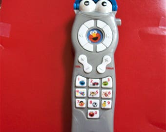 Sesame Street remote control, Elmo silly sounds toy, kids remote, preschool toy, learning toy