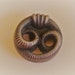 Landico metal shank rams horns button Vintage Australian button