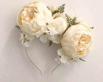 Flower Headband | Flower Crown | Races Headwear | Floral Headband | Boho Headband
