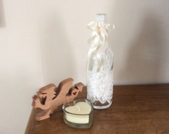Preloved,upcycled, altered bottle