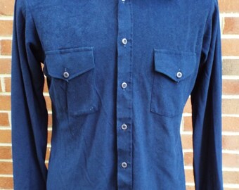 Vintage Long Sleeve Button Down Shirt by Van Heusen Super Suede
