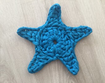 Crochet star applique PDF pattern