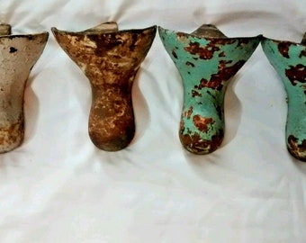 Antique Cast Iron Ball Bathtub Tub Feet Lot, Legs, NO CLAW, Architectural Salvage