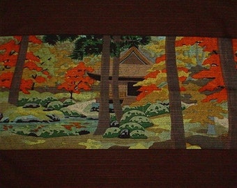 Masao Ido 'Sanzenin' Furoshiki Japanese Fabric Cotton 48cm w/Free Insured Shipping