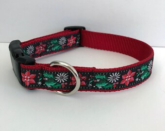 Black Poinsettia Collar