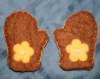 Upcycled Baby Mittens