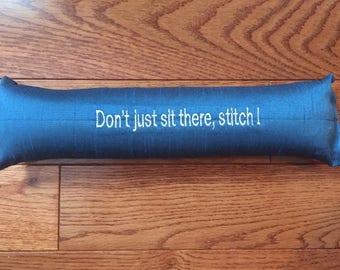 Frame weight for two handed needlepoint, cross stitch, etc.