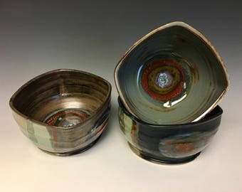 Medium Ceramic Squared Serving Bowl