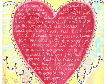 LOVE for a CHILD 11x14 Print