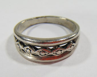 Vintage Silver Ring Size 8 3/4