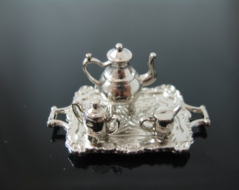 Miniature Silver Tea Set