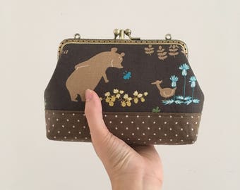 Kokka fabric 2 compartments frame bag