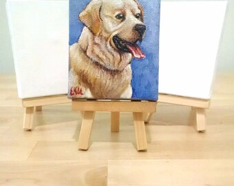 Yellow Lab Mini Canvas