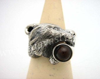 Sterling Silver Tiger Ring Panther Jaguar Lion Animal