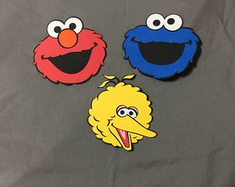 Sesame Street party theme cutouts