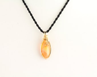 Mexican Opal Pendant. Listing 256775734