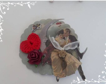 Hand made old lovers card