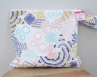 Wet Bag wetbag Diaper Bag ICKY Bag wet proof pink floral gym bag swim cloth diaper accessories zipper gift newborn baby child kids summer