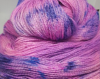 Lanartus Baby Alpaca Lace, hand dyed 100g