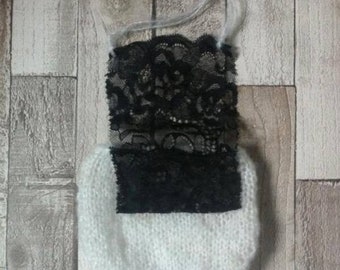Newborn Romper -Mohair & Lace- Newborn Props - Photography Props - Newborn Photography
