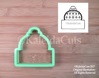 Ornament Plaque Cookie Cutter. Holiday Cookie Cutter. Christmas Cookie Cutter. Holiday Cookie Cutters. Baking Gifts.