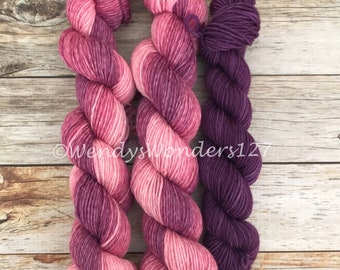 Sock Yarn, Gradient sock yarn, Sock Yarn Set, Toe/Heel Sock Yarn, Hand Dyed Yarn, For Sock Knitting, Yarn Set, MCN