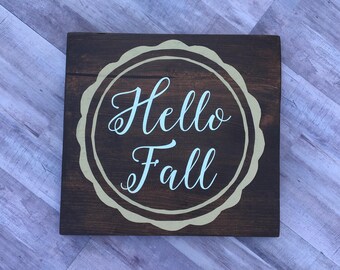wall decor | fall decor | hello fall | fall decorations | Thanksgiving decorations | entryway decor | Autumn decor | rustic home decor