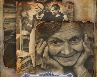 10 Old Photo Papers